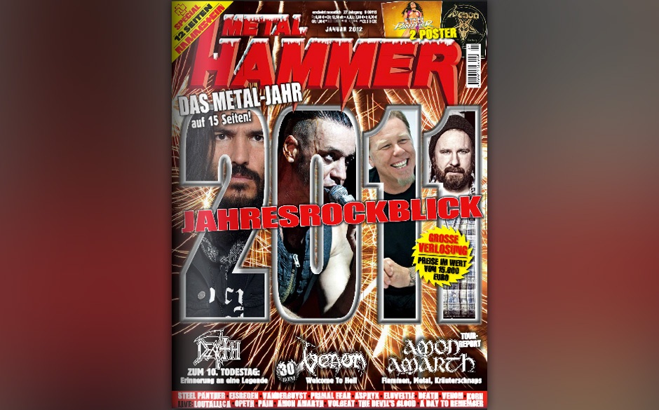 James Hetfield auf dem METAL HAMMER-Cover