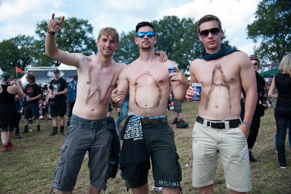 Wacken Open Air 2013 - Fans und Atmo am Donnerstag
