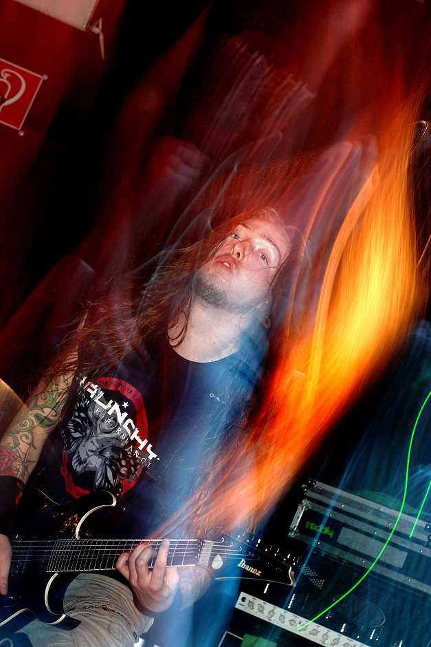 Mnemic live, 8.10.2012, München, Backstage