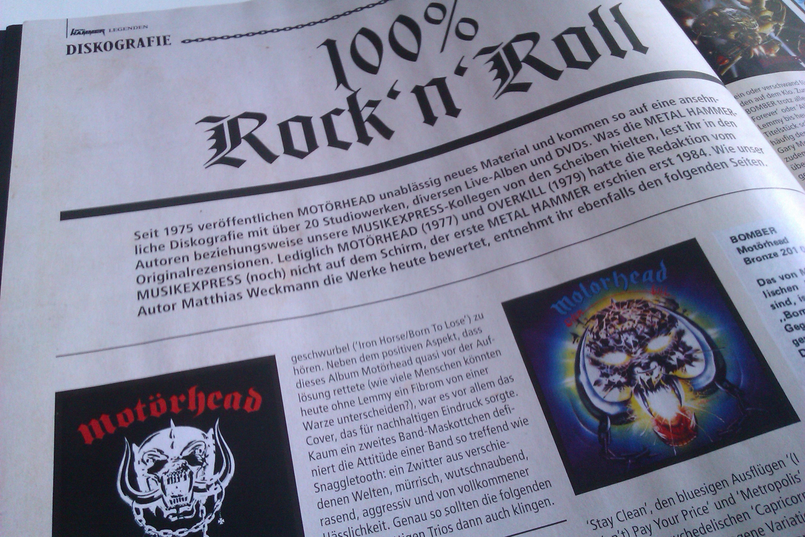 METAL HAMMER Legenden Sonderheft: Motörhead