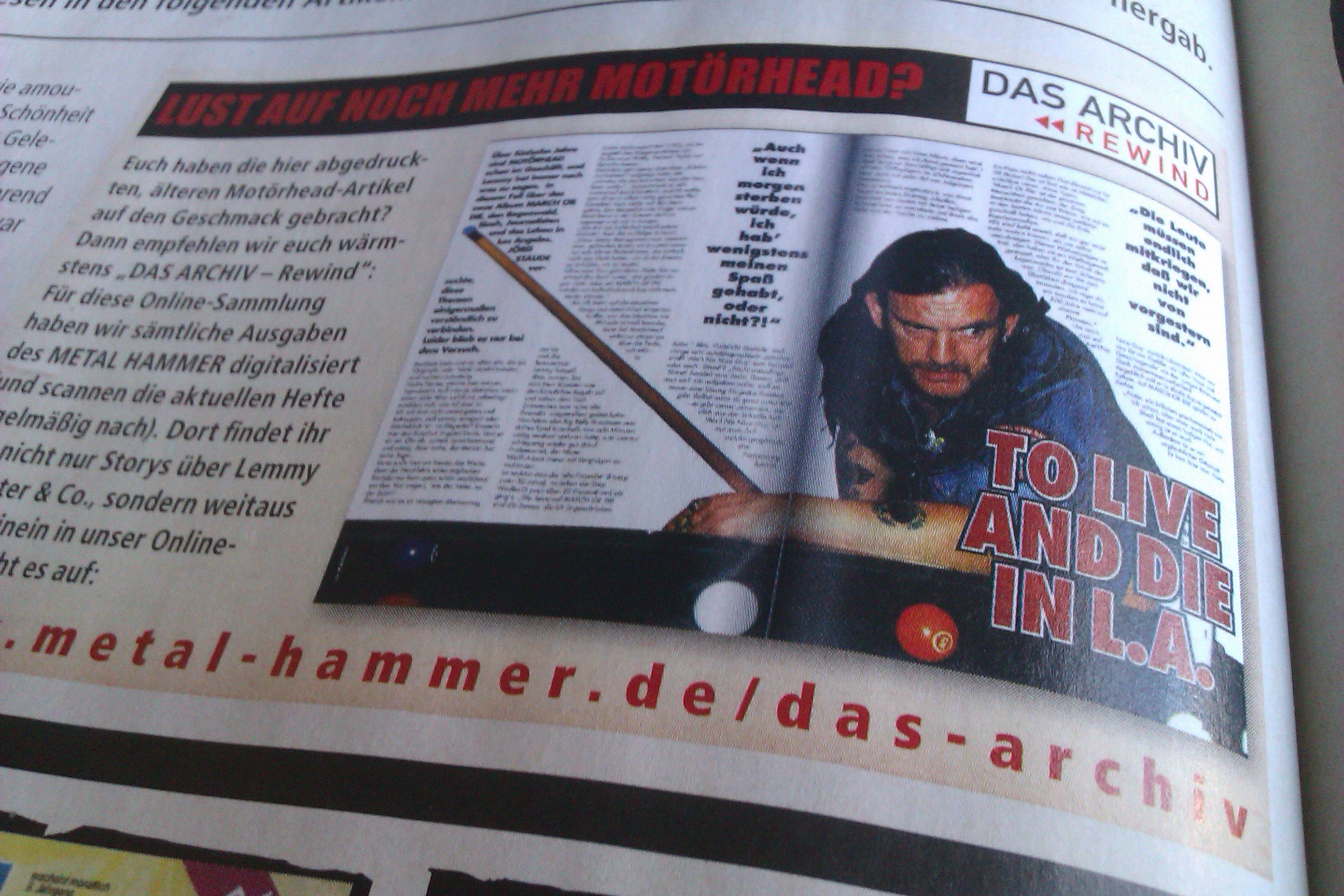 METAL HAMMER Legenden Sonderheft: Motörhead