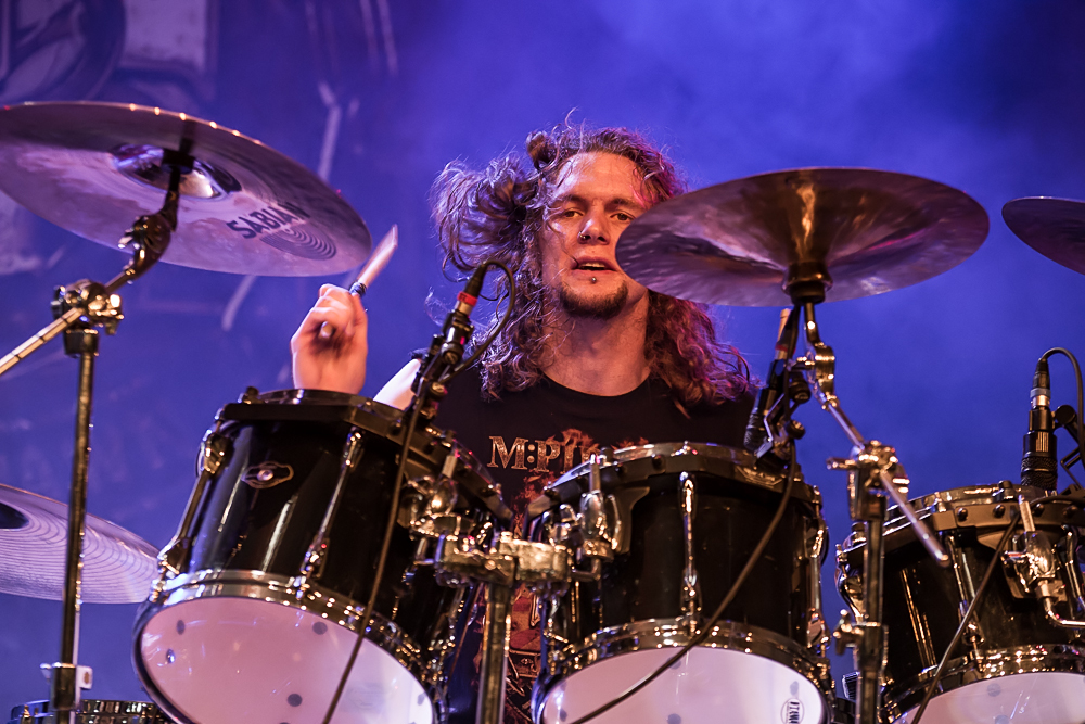 Mpire Of Evil live, 19.10.2013, Metal Invasion Festival: Straubing