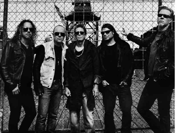 Metallica mit Lou Reed, Promo Bild, 2011