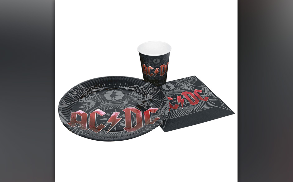 >>>  Essen & Trinken: AC/DC-Party-Pappgeschirr