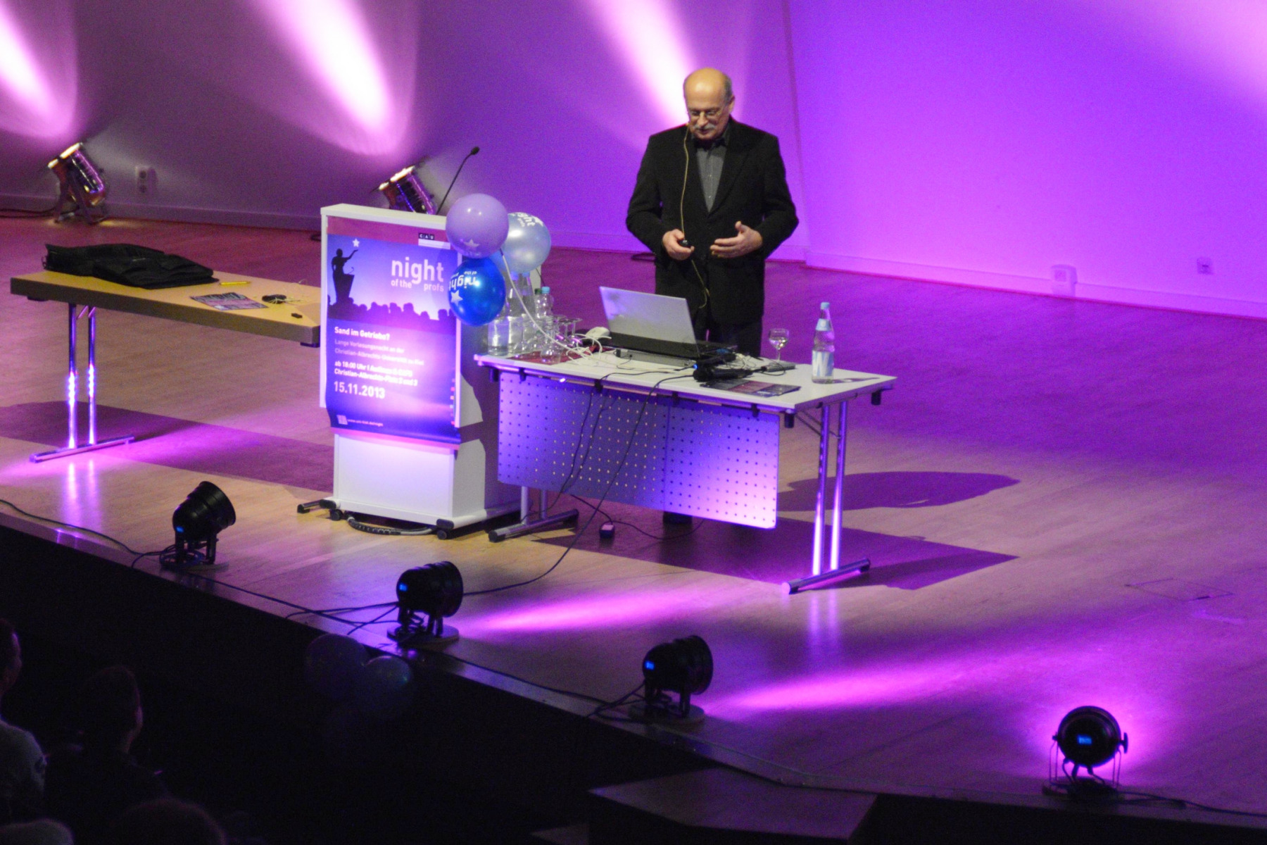 Der Metal-Prof: Joachim Kraus wurde mit seinem Vortrag über das Wacken Open Air zum 'Prof Of The Night'