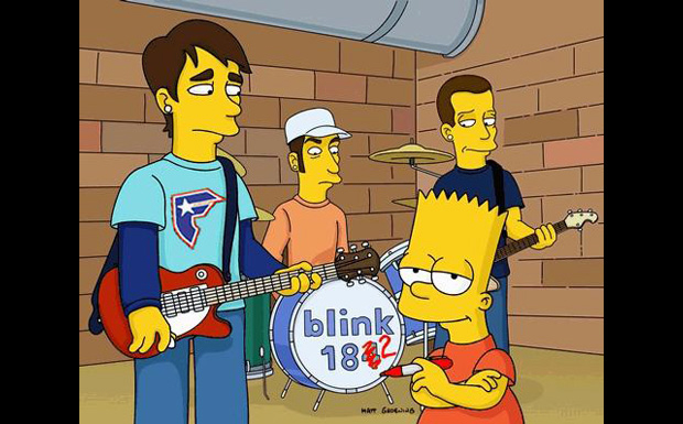 Blink 182 bei den Simpsons