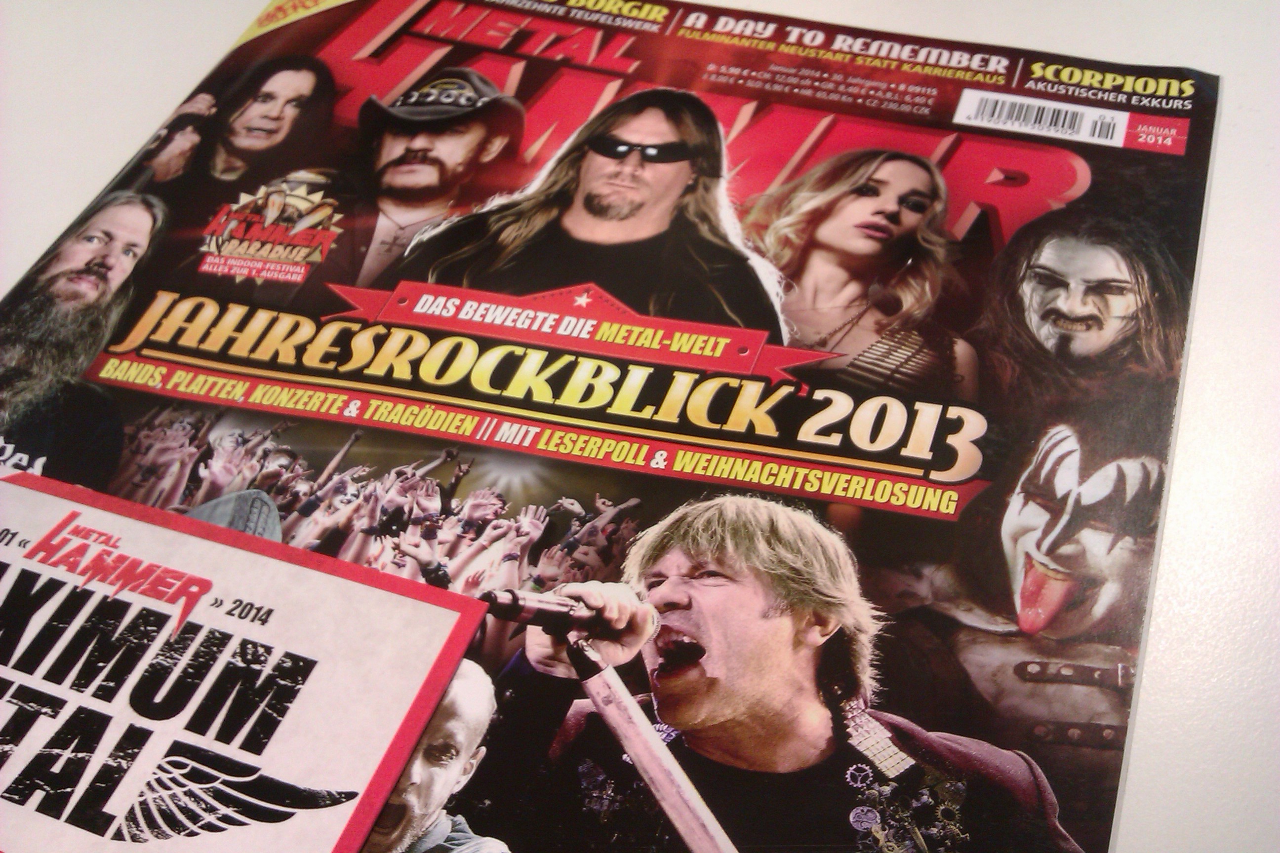 METAL HAMMER-Ausgabe Januar 2014