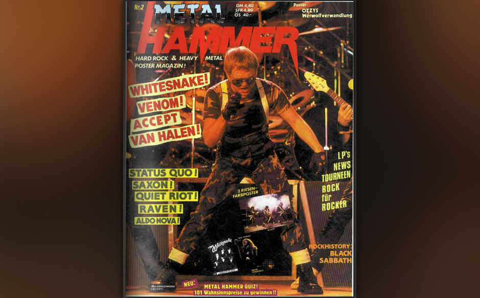 METAL HAMMER-Titelbilder seit 1984