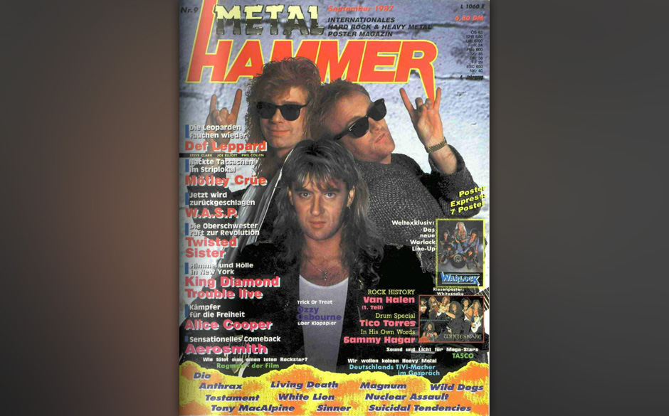 METAL HAMMER-Titelbilder seit 1984
