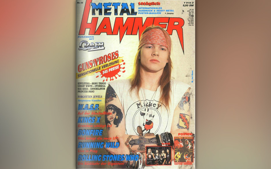 METAL HAMMER-Titelbilder seit 1984