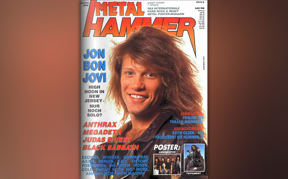 METAL HAMMER-Titelbilder seit 1984