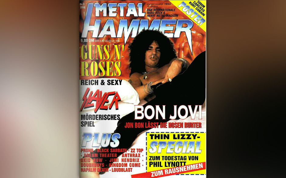 METAL HAMMER-Titelbilder seit 1984