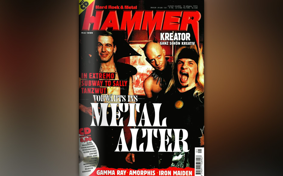 METAL HAMMER-Titelbilder seit 1984
