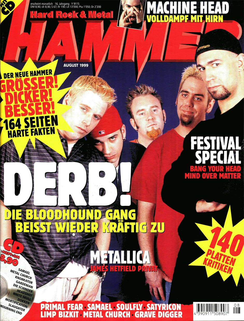METAL HAMMER-Titelbilder seit 1984