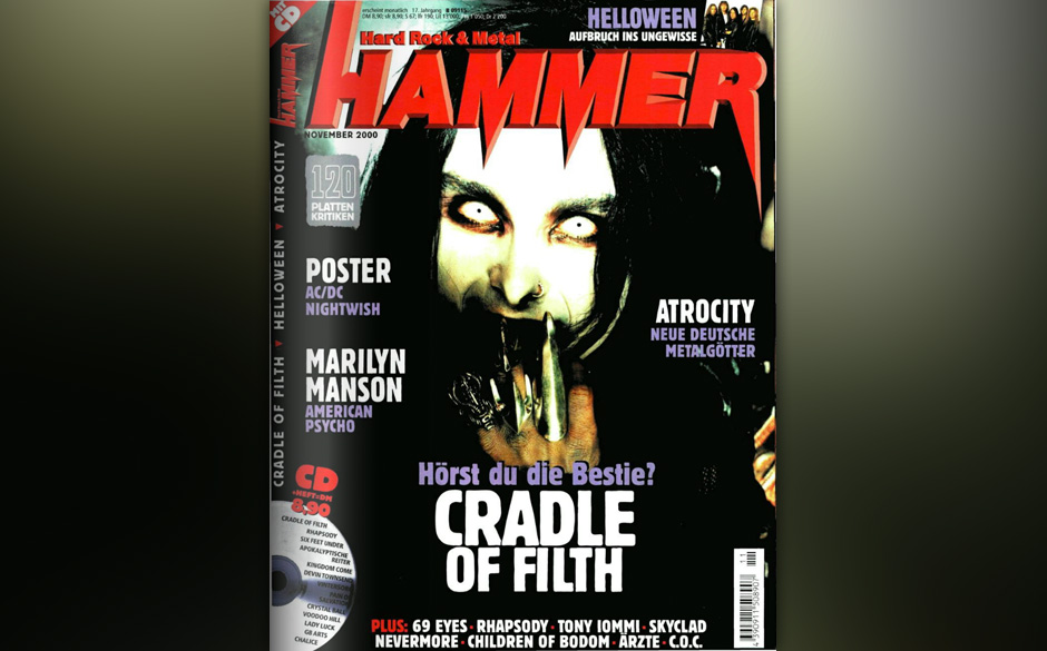 METAL HAMMER-Titelbilder seit 1984