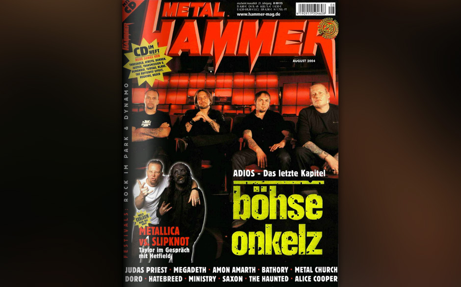 METAL HAMMER-Titelbilder seit 1984