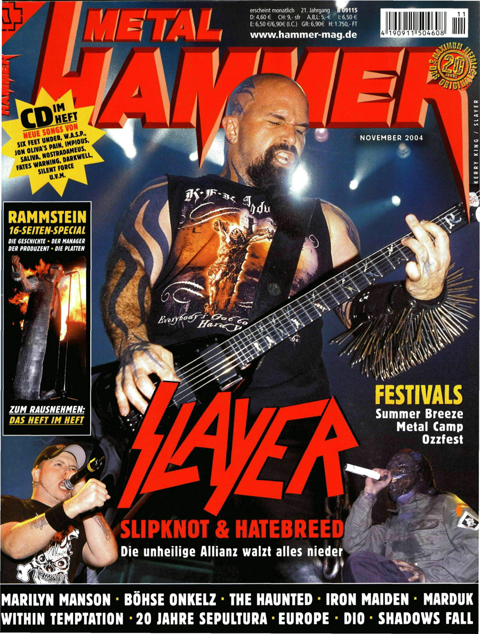 METAL HAMMER-Titelbilder seit 1984