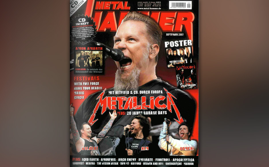 METAL HAMMER-Titelbilder seit 1984