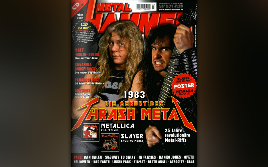 METAL HAMMER-Titelbilder seit 1984