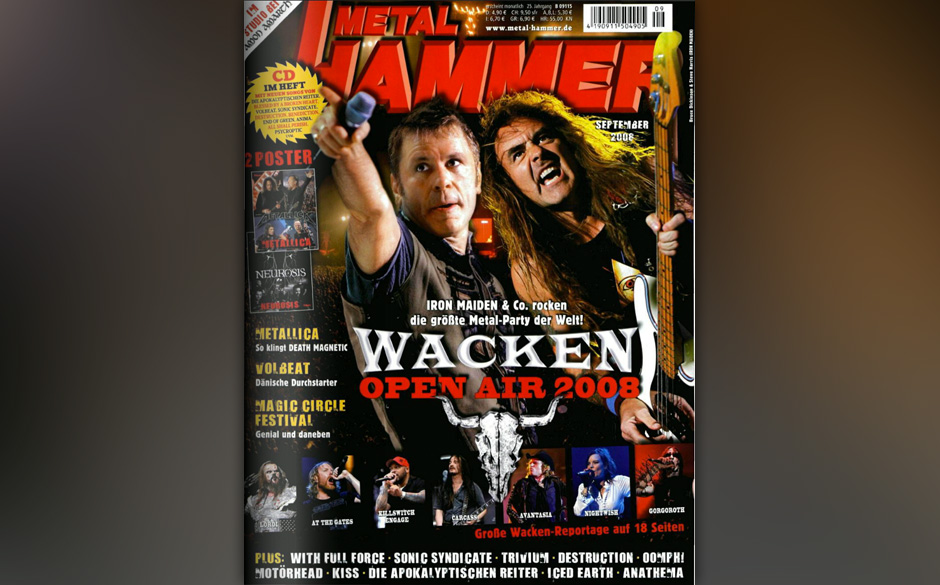 METAL HAMMER-Titelbilder seit 1984