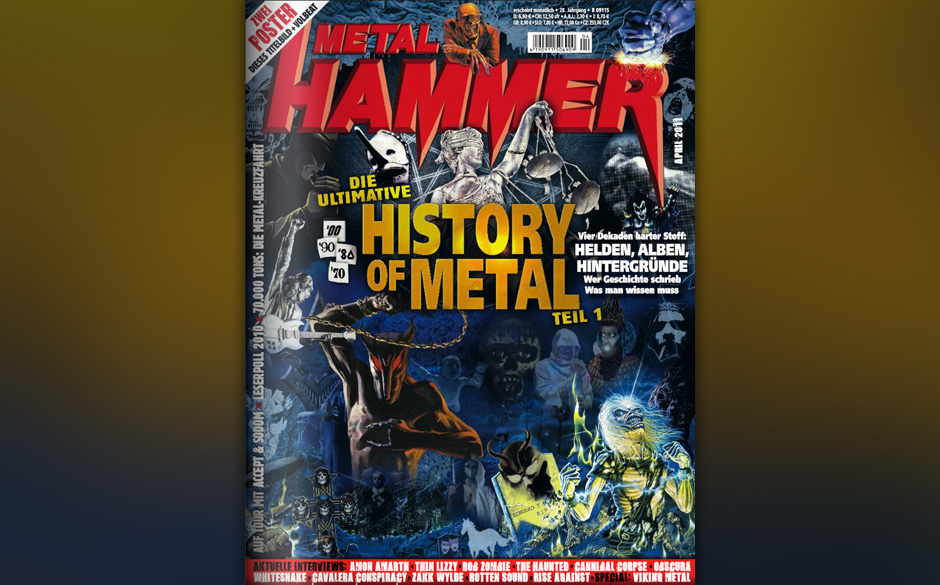 METAL HAMMER-Titelbilder seit 1984