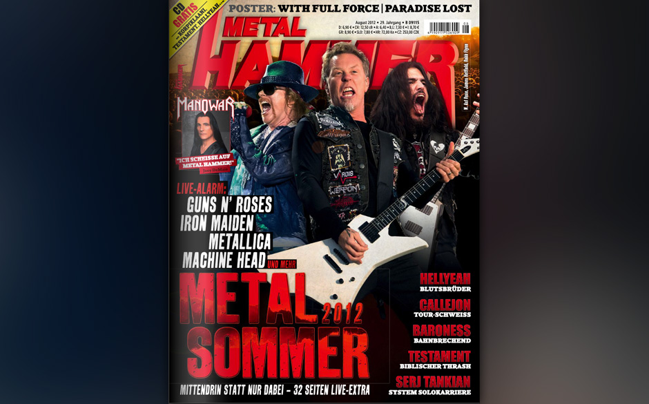 METAL HAMMER-Titelbilder seit 1984