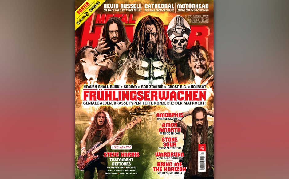 METAL HAMMER-Titelbilder seit 1984
