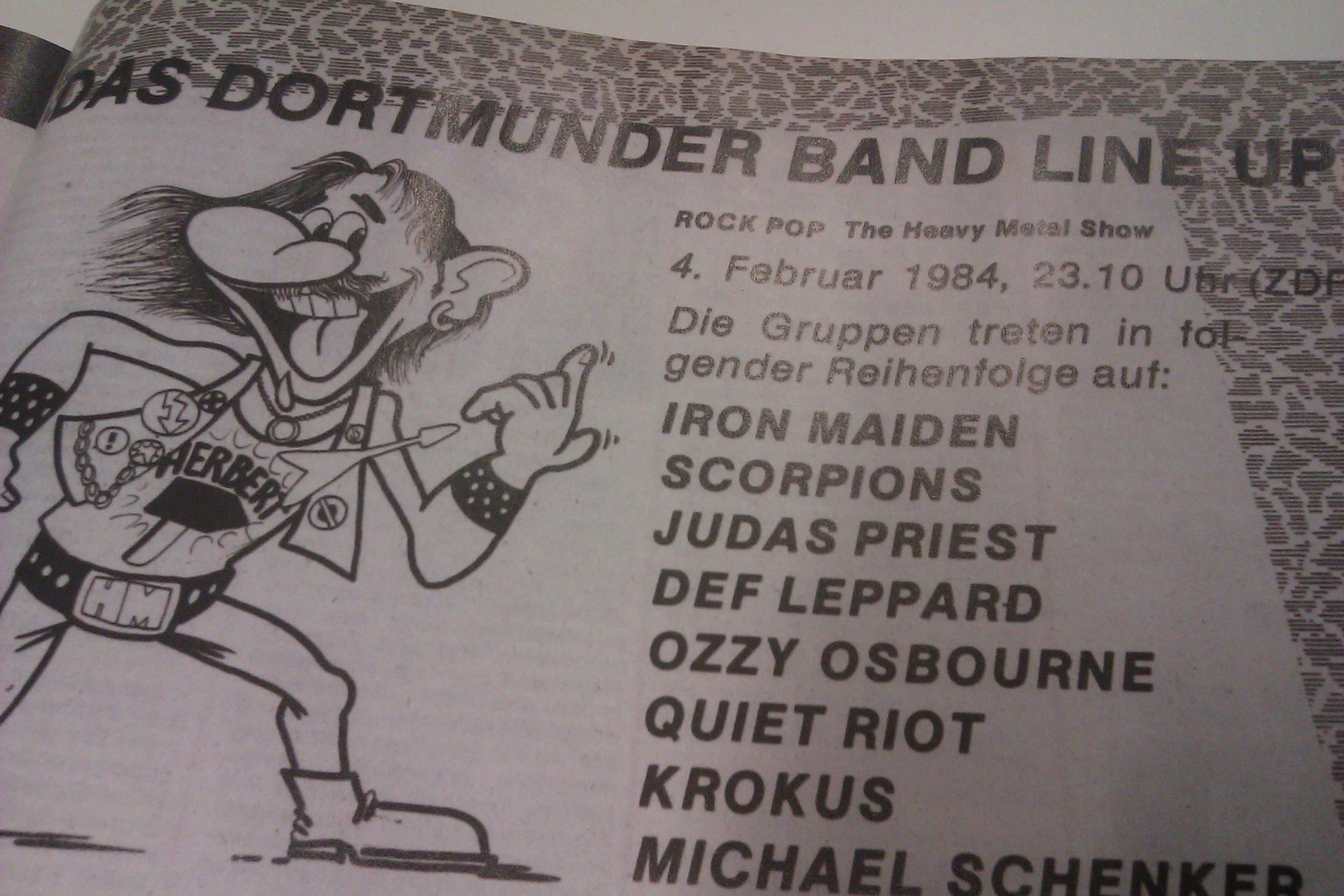 Nachdruck der METAL HAMMER-Erstausgabe von 1984, nur erhältlich mit Ausgabe 02/2014