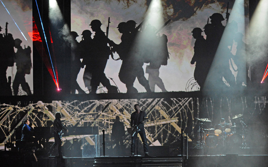 Image #: 26805700    Metallica and Lang Lang perform during Grammy Awards rehearsals on January 24, 2014.  The 56th Grammy Aw