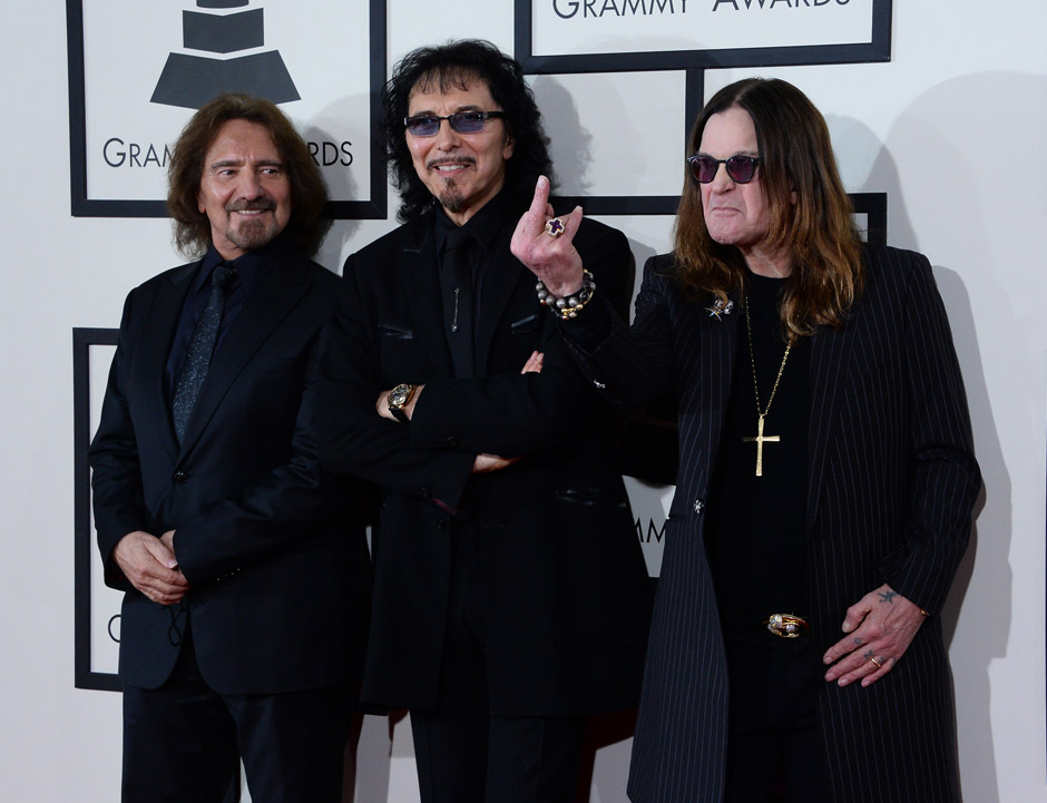 Image #: 26812900    Black Sabbath arrives at the 56th annual Grammy Awards at Staples Center in Los Angeles on January 26...