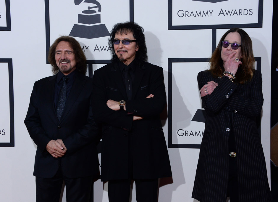 Image #: 26812903    Black Sabbath arrives at the 56th annual Grammy Awards at Staples Center in Los Angeles on January 26, 2
