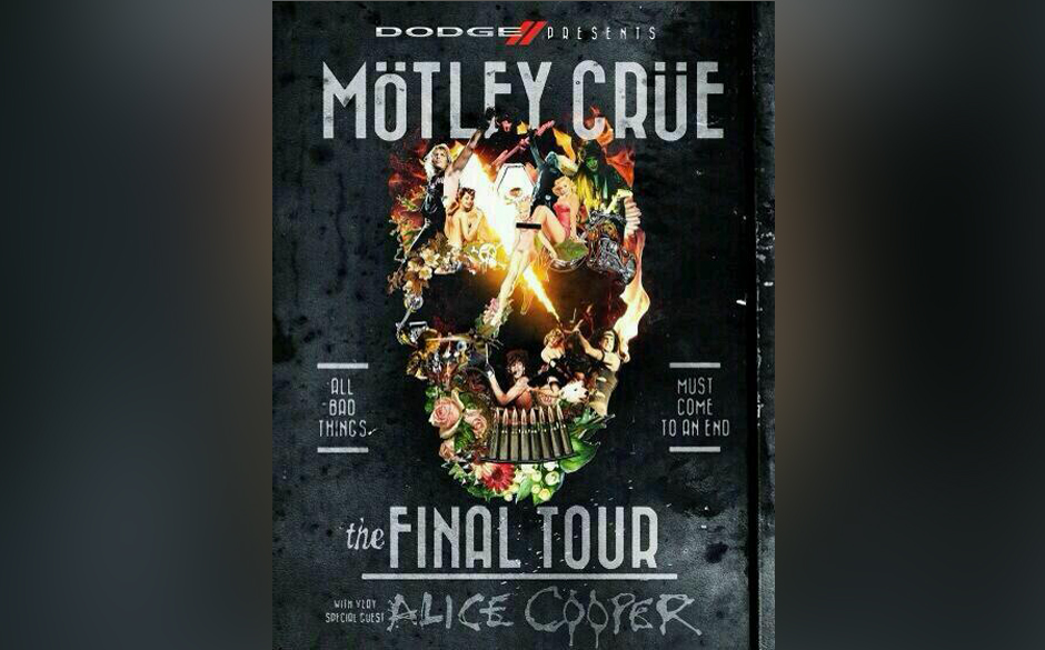 Mötley Crüe Abschieds-Tournee mit Alice Cooper