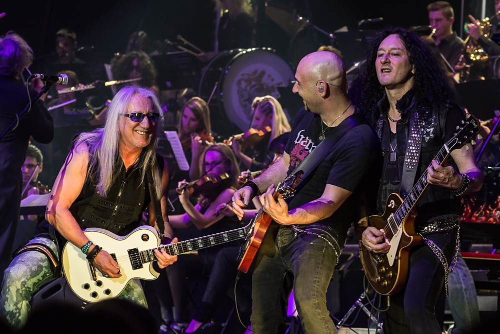 Rock Meets Classic, Mick Box & Bernie Shaw, 13.03.2014, Nürnberg