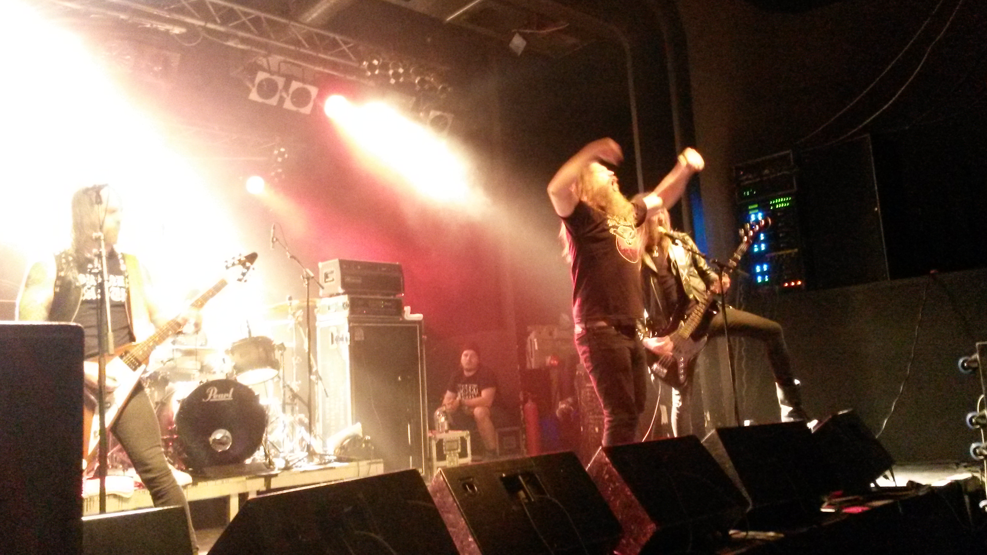 Grand Magus mit Johan Hegg (Amon Amarth) live, 24.03.2014, Berlin