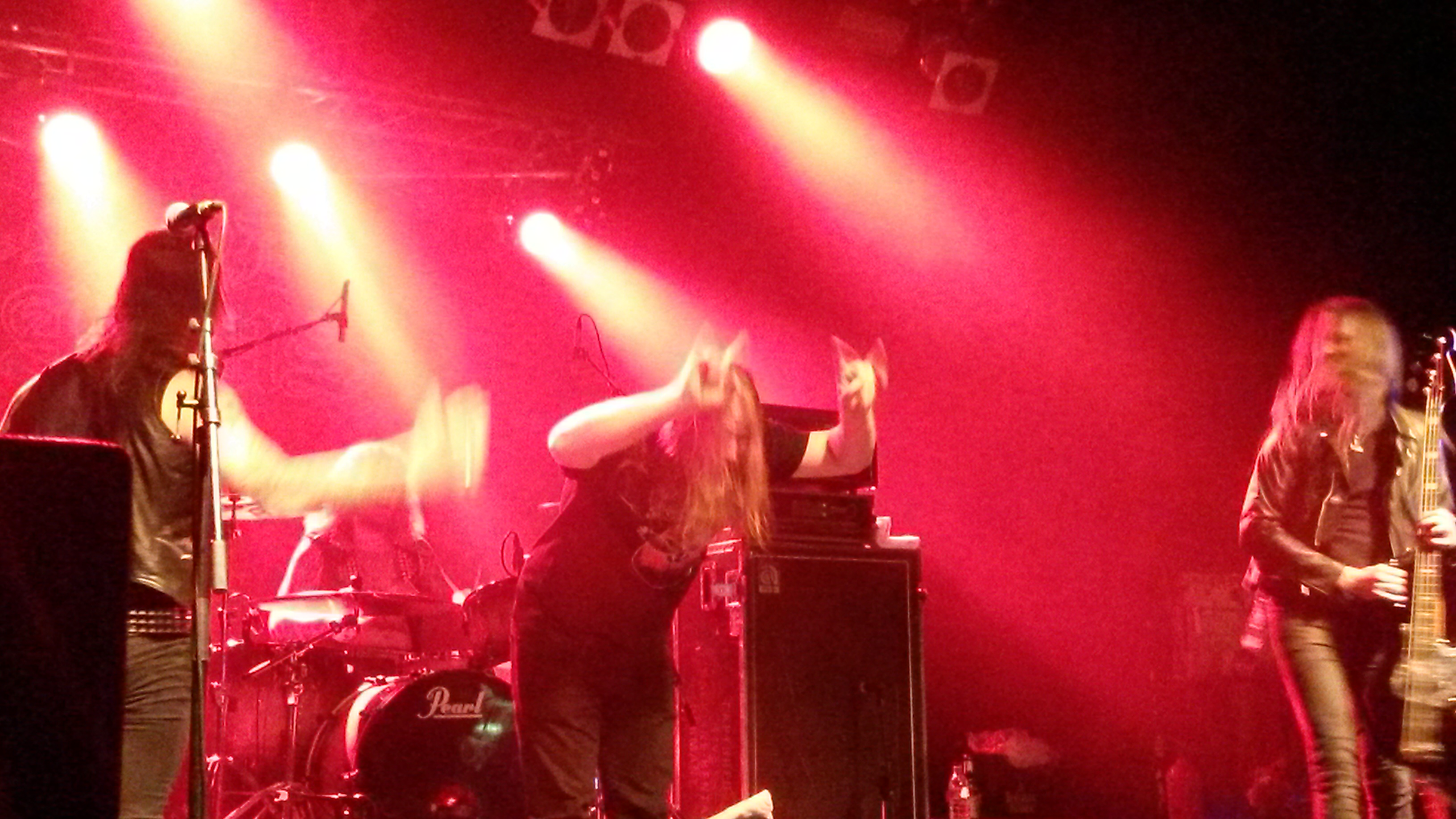 Grand Magus mit Johan Hegg (Amon Amarth) live, 24.03.2014, Berlin