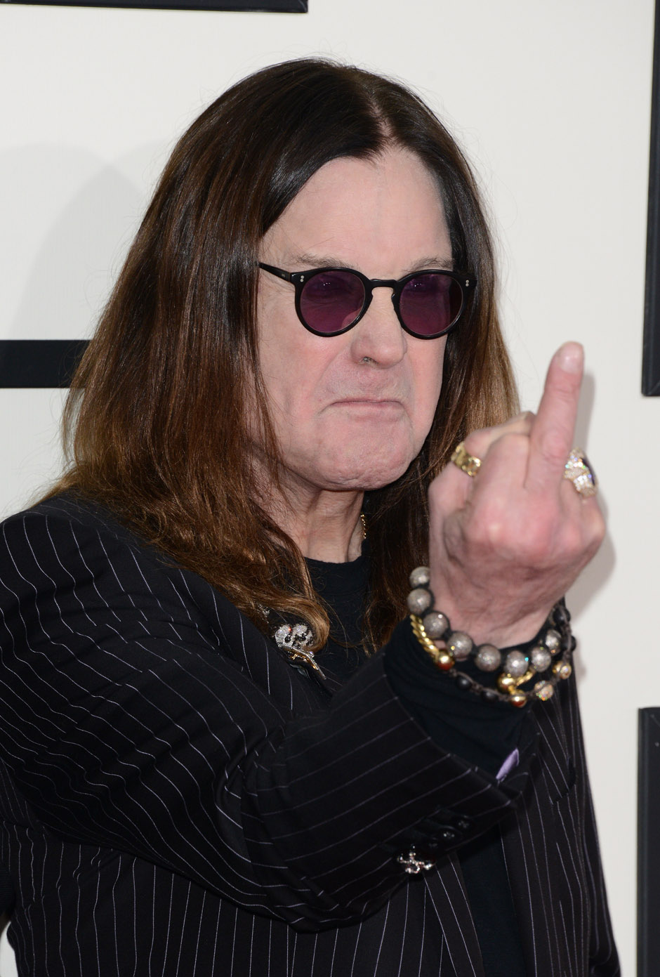 Ozzy Osbourne of Black Sabbath attends the 56th GRAMMY Awards at Staples Center on January 26, 2014 in Los Angeles, Californi