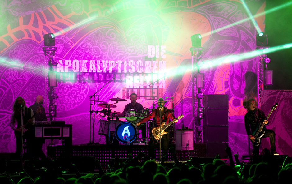 Die Apokalyptsichen Reiter live, Out & Loud Festival 2014 in Geiselwind