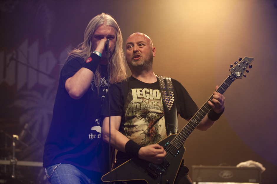 Hail Of Bullets live, Out & Loud Festival 2014 in Geiselwind