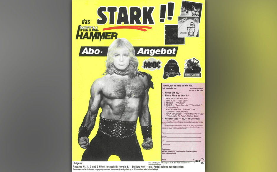 Die kultigste METAL HAMMER-Werbung aus den Achtzigern
