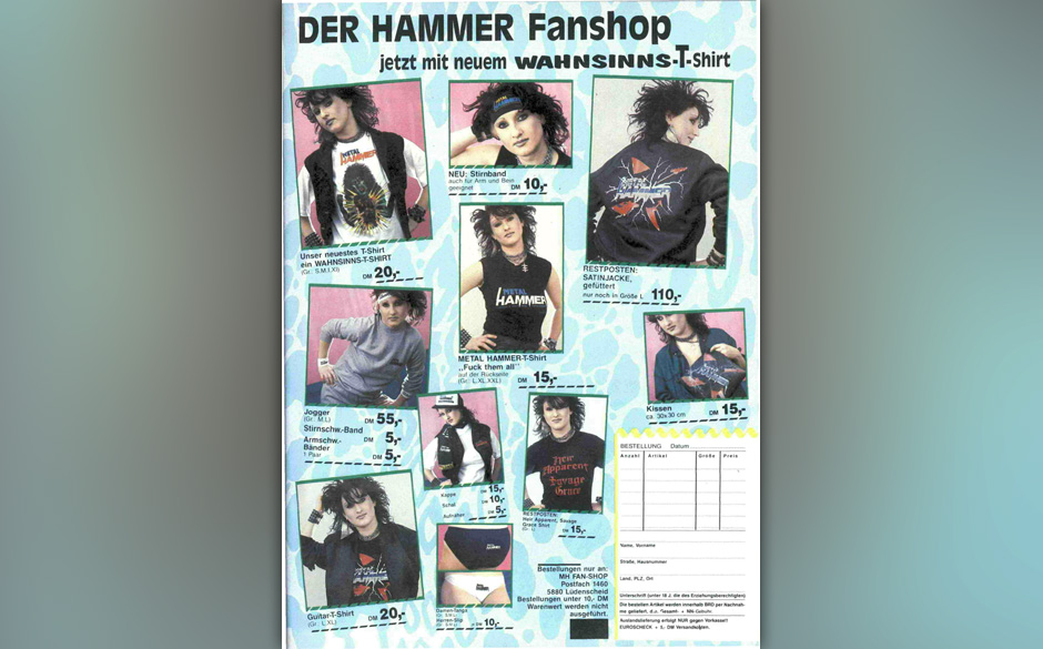 Die kultigste METAL HAMMER-Werbung aus den Achtzigern