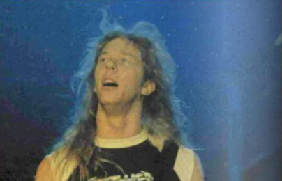 ..in den 80ern wurde auch James Hetfield...