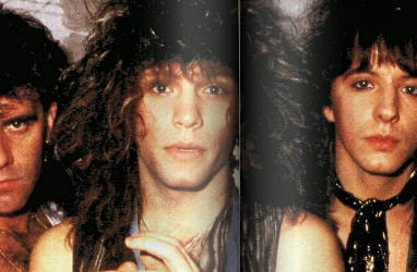 ...Jon Bon Jovis Löwenmähne...