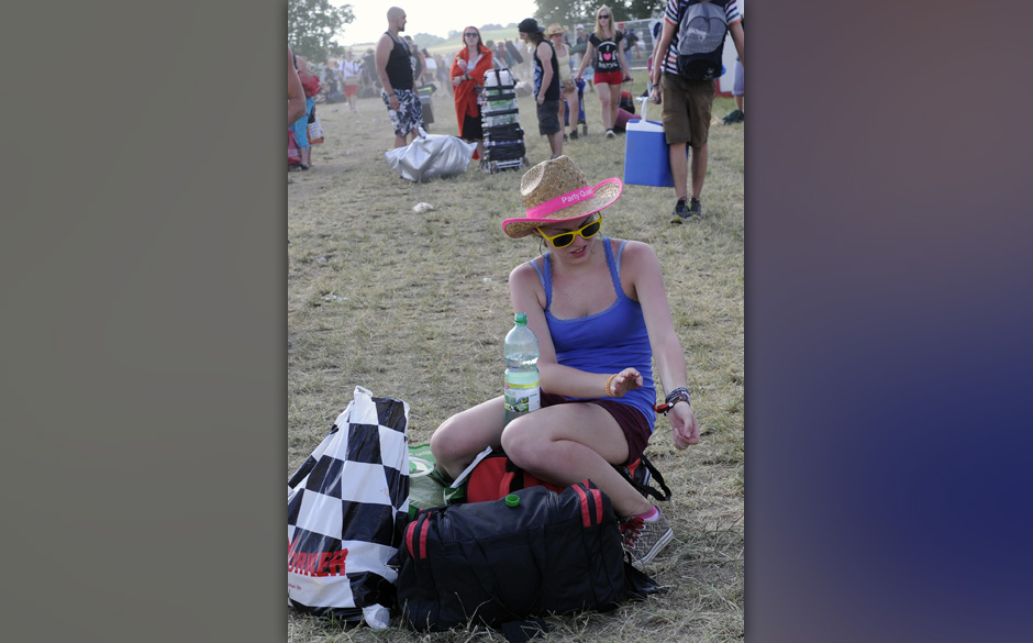 Besucher des Festivals