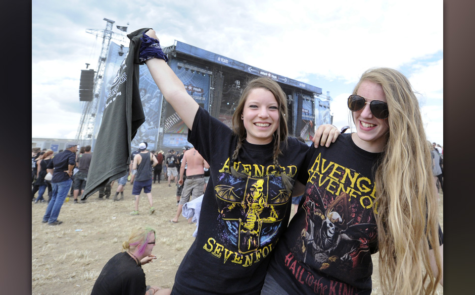 Besucher des Festivals