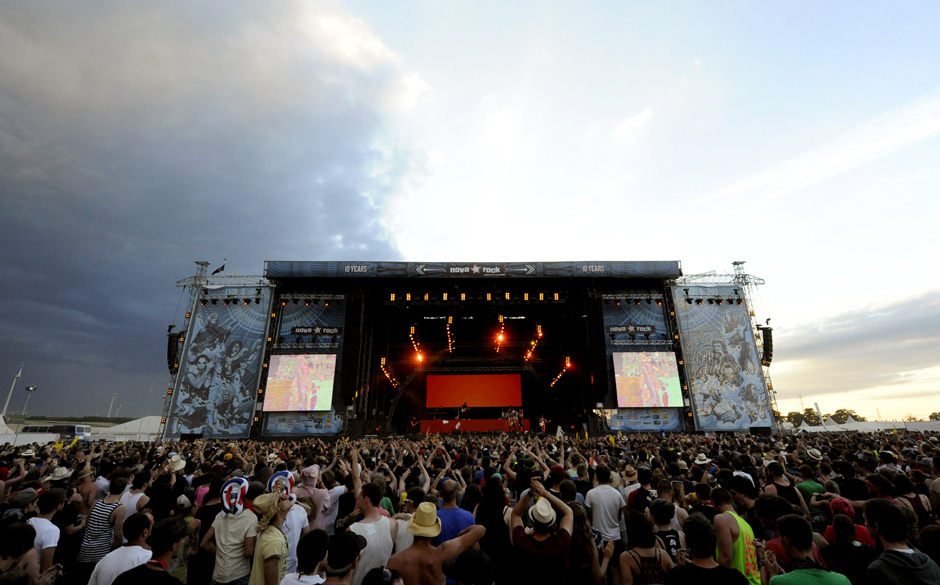 Besucher des Festivals