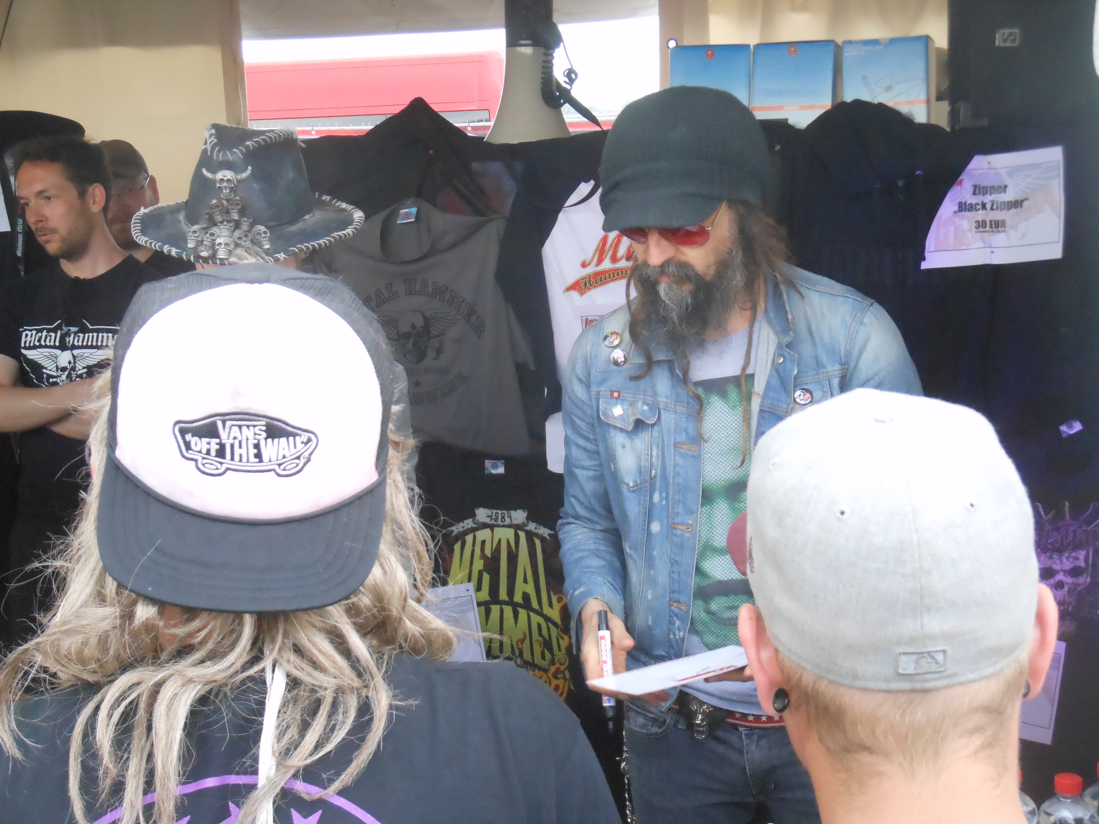 Rob Zombie Autogrammstunde, With Full Force 2014