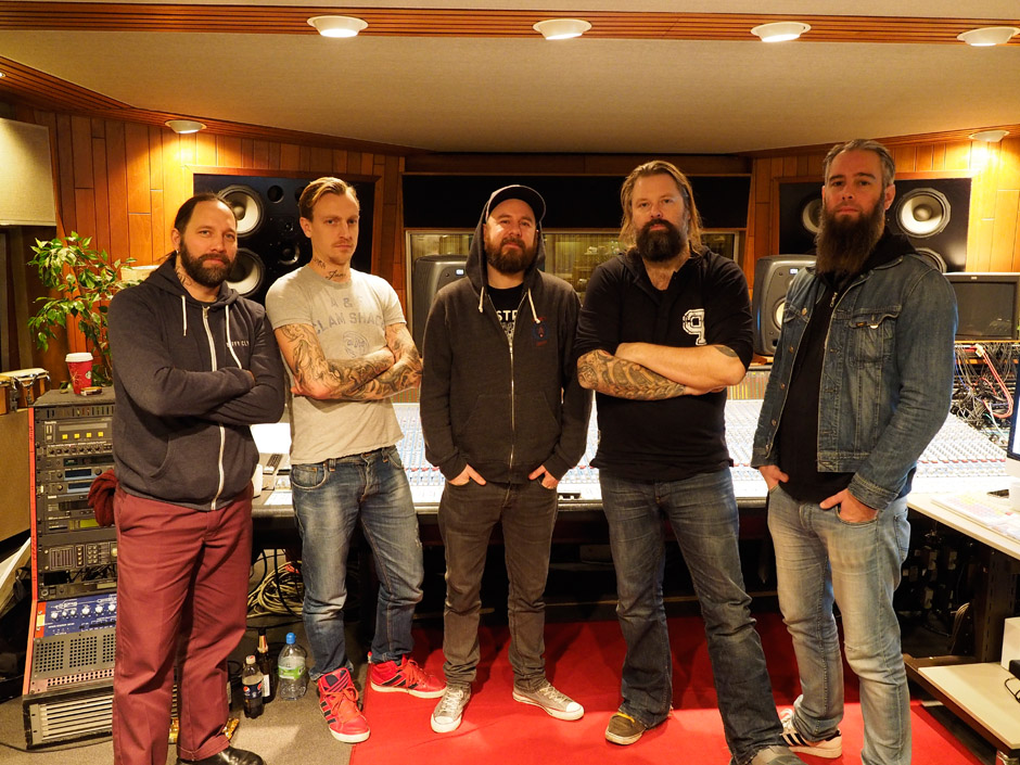 In Flames im Hansa Studio Berlin, 2014