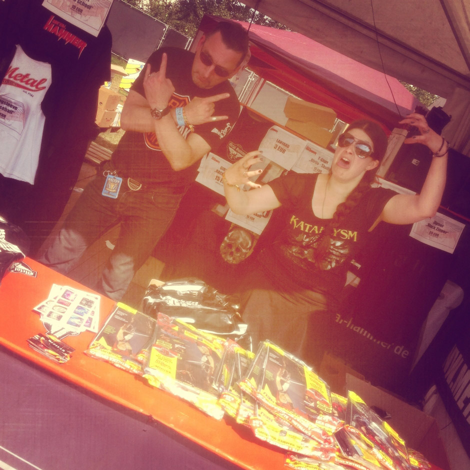 Die METAL HAMMER-Redaktion am Wacken Open Air 2014
