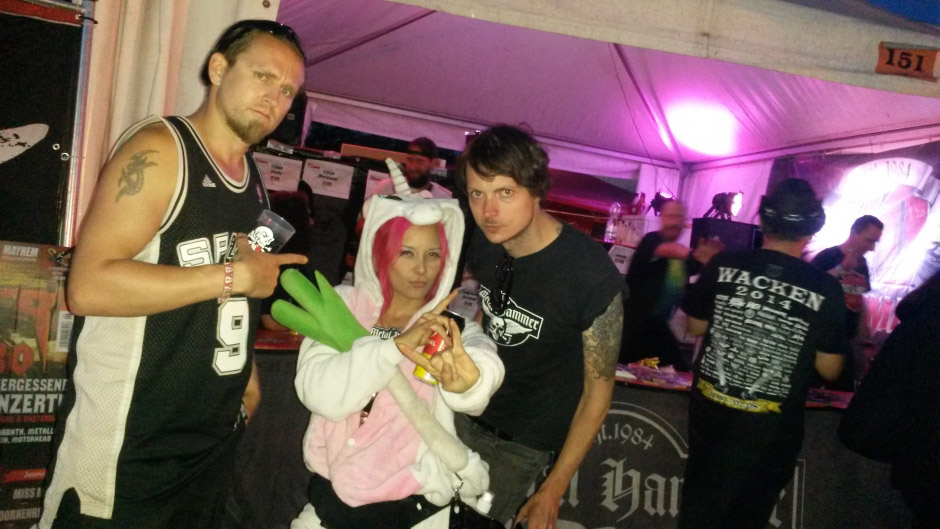 Die METAL HAMMER-Redaktion am Wacken Open Air 2014