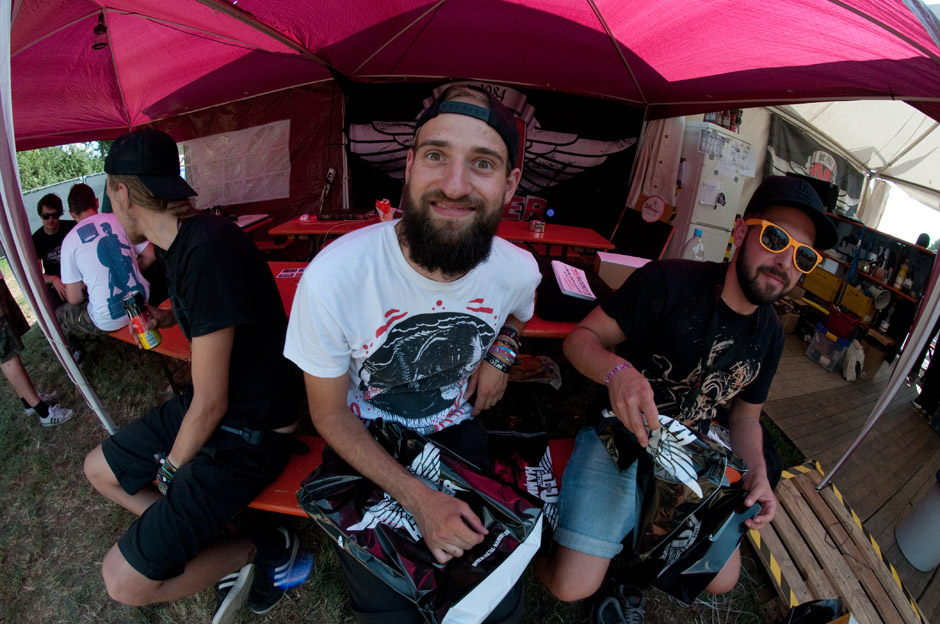 Die METAL HAMMER-Redaktion am Wacken Open Air 2014